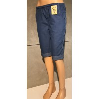 Spodnie 3/4 jeans mankiet